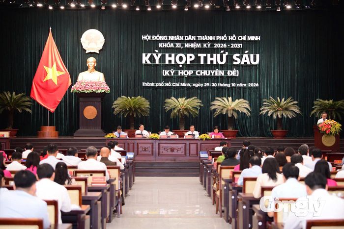 Toàn cảnh Kỳ họp thứ 6 (Kỳ họp chuyên đề) HĐND TP.HCM khóa XI, nhiệm kỳ 2026-2031.