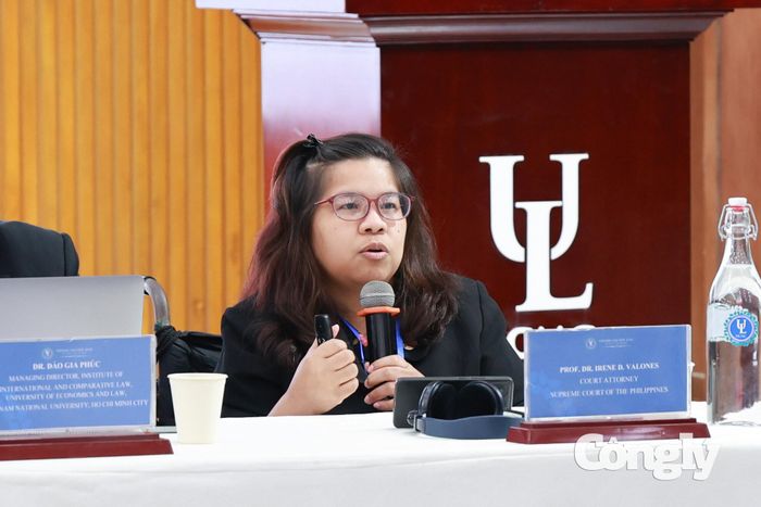 PGS. Danielle Yeow (CIL-NUS) cho rằng, biến đổi khí hậu tác động đan xen đến thương mại, đầu tư, chuỗi cung ứng và môi trường biển