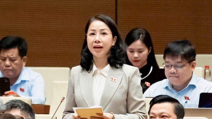 ĐBQH Phan Thị Thùy Linh, đoàn Thanh Hóa. Ảnh: QH.