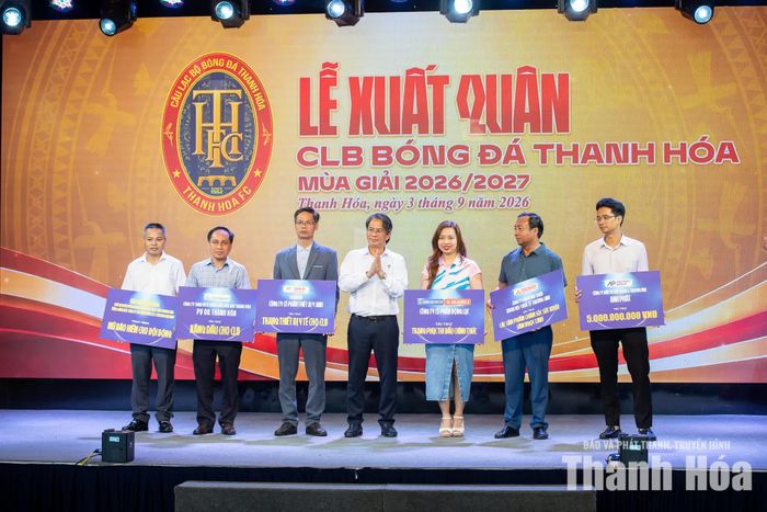CLB Thanh Hóa đẩy mạnh việc tìm kiếm nhà tài trợ, mở rộng quan hệ hợp tác thương mại, kết nối doanh nghiệp và xây dựng các chương trình đồng hành thiết thực.