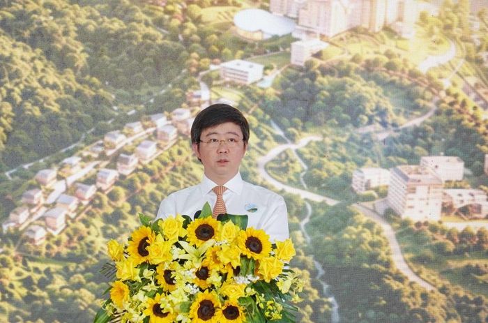Chủ tịch UBND tỉnh Quảng Trị Bùi Hoàng Phương phát biểu tại sự kiện. Ảnh: Tiến Nhất