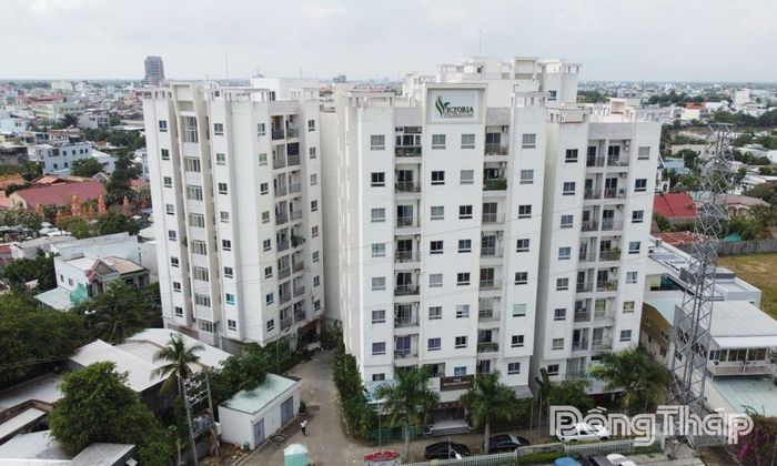 Chung cư Victoria Premium trên đường Nguyễn Trung Trực, phường Mỹ Tho, tỉnh Đồng Tháp.