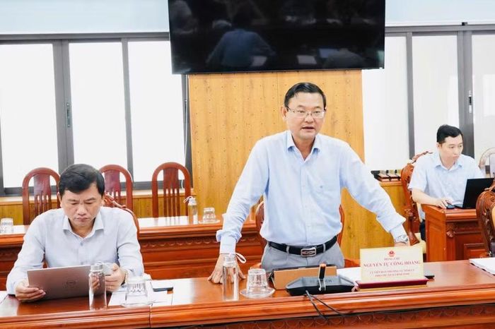  Phó Chủ tịch UBND tỉnh Nguyễn Tự Công Hoàng phát biểu tiếp thu các ý kiến của đoàn giám sát. Ảnh: Nguyễn Hân 