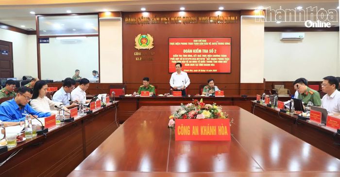 Quang cảnh buổi kiểm tra.