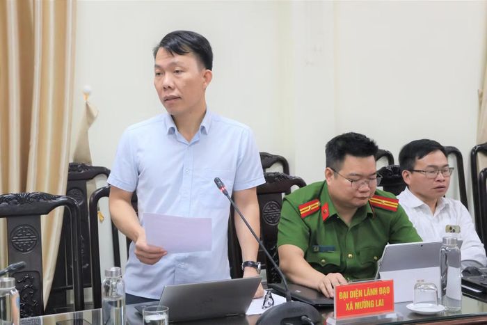 Lãnh đạo xã Mường Lai kiến nghị một số khó khăn vướng mắc trong quản lý khai thác đá quý.