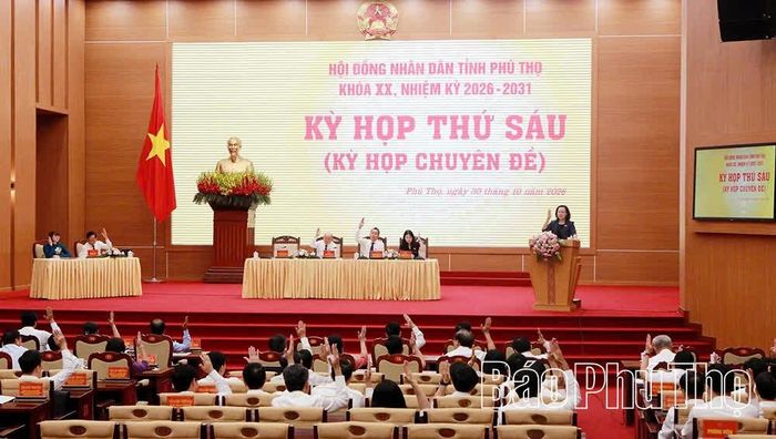 Các đại biểu biểu quyết thông qua các nghị quyết tại kỳ họp.