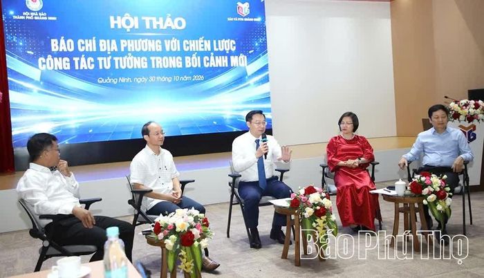 Các đại biểu thảo luận tại phiên 1: “Đi trước một bước trong truyền thông chính sách”.