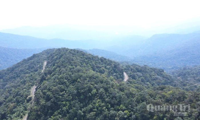 Khu vực núi U Bò thuộc vùng đệm Vườn Quốc gia Phong Nha-Kẻ Bàng - Ảnh: X.P