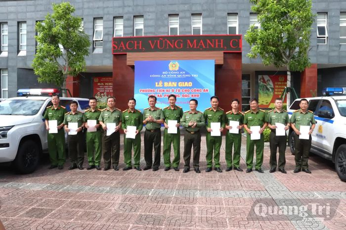 Việc bổ sung phương tiện giúp Công an cấp xã chủ động hơn trong thực hiện nhiệm vụ - Ảnh: L.T