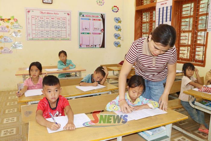 Điểm trường Dằn A, Trường Phổ thông dân tộc bán trú Tiểu học và THCS Kim Bon được sửa chữa, đáp ứng nhu cầu dạy học.