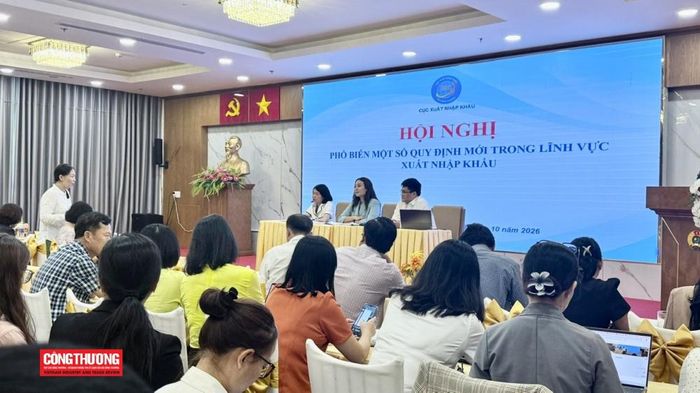 Đại diện Cục Xuất nhập khẩu trực tiếp hướng dẫn, giải đáp thắc mắc của các doanh nghiệp, Hiệp hội, các địa phương liên quan đến việc thực thi các quy định mới về xuất nhập khẩu.