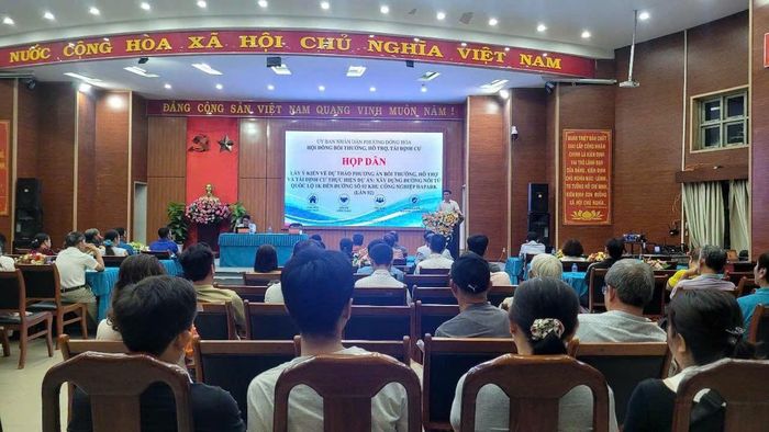 Dự án dự kiến thu hồi 8.954,2m2 đất, ảnh hưởng 76 trường hợp thuộc 68 thửa đất. Trong các ngày 18/8 và 3/9/2026, địa phương tổ chức lấy ý kiến người dân về dự thảo phương án bồi thường, hỗ trợ, tái định cư.