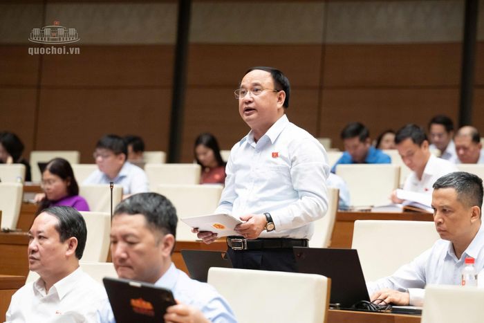 Đại biểu Trần Đức Thuận (Đoàn Nghệ An). Ảnh: Media Quốc hội.