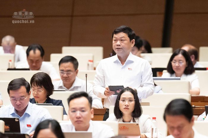 Đại biểu Trần Kim Kha (Đoàn Gia Lai). Ảnh: Media Quốc hội.