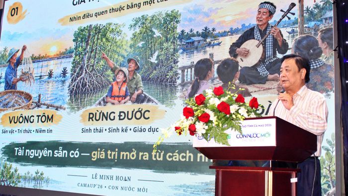 Ông Lê Minh Hoan, nguyên Phó chủ tịch Quốc hội chia sẻ tại ngày hội.