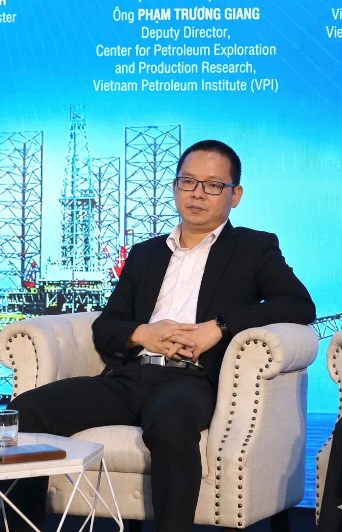 Ông Phạm Trường Giang, Phó Giám đốc Trung tâm Nghiên cứu Tìm kiếm, Thăm dò và Khai thác Dầu khí, Viện Dầu khí Việt Nam.
