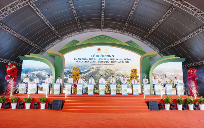 Khởi công Dự án Quần thể du lịch sinh thái, nghỉ dưỡng và vui chơi giải trí núi U Bò - hồ Thác Chuối