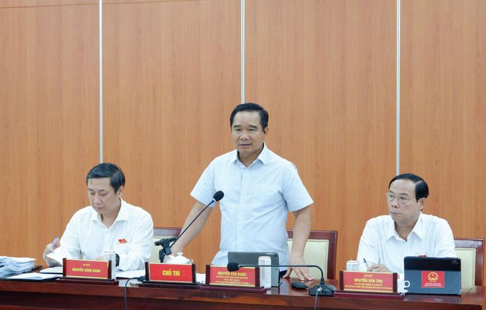 Phó Bí thư Thành ủy, Chủ tịch UBND thành phố Nguyễn Văn Được phát biểu tại phiên thảo luận tổ chiều 29/10. Ảnh: Hoa Lê