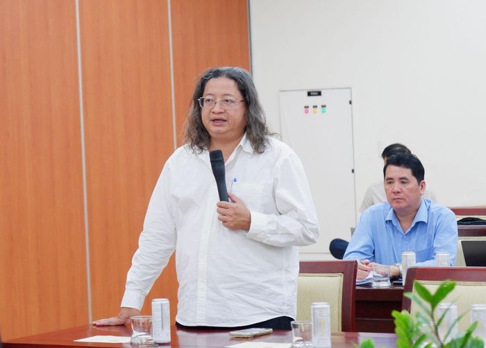 Phó Giám đốc Sở Văn hóa và Thể thao TP. Hồ Chí Minh Nguyễn Minh Nhựt phát biểu. Ảnh: Tịnh Hà