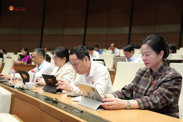 Các đại biểu tham dự phiên họp. Ảnh: Khánh Duy