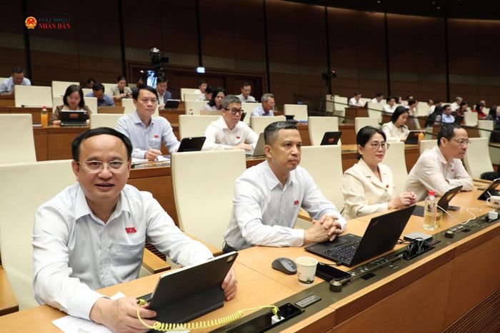 Các đại biểu tham dự phiên thảo luận tại hội trường. Ảnh: Khánh Duy