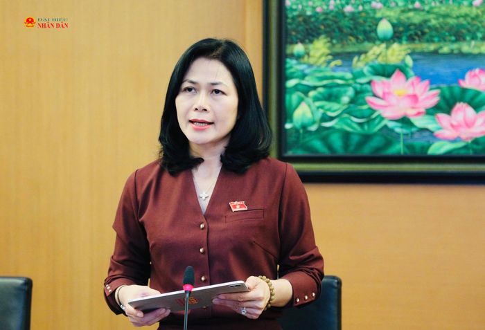 ĐBQH Vũ Thị Lan Anh (Nghệ An). Ảnh: Khánh Duy