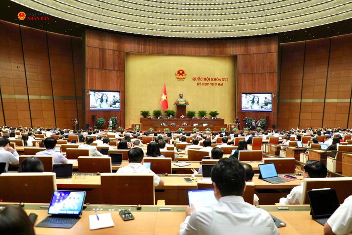 Quang cảnh thảo luận tại hội trường. Ảnh: Khánh Duy