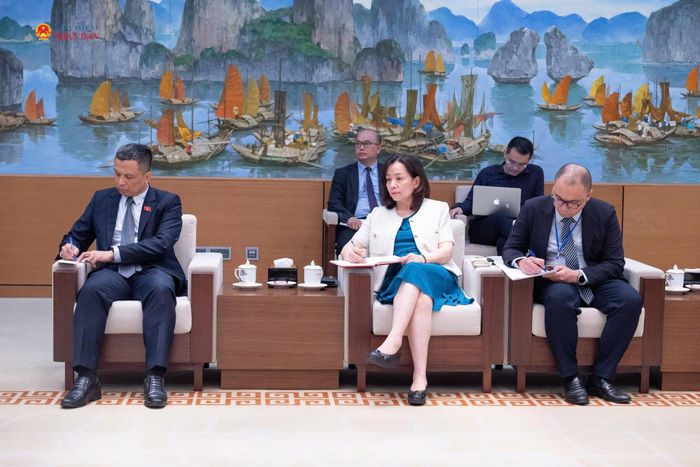 Các đại biểu tham dự cuộc tiếp. Ảnh: Đắc Trường