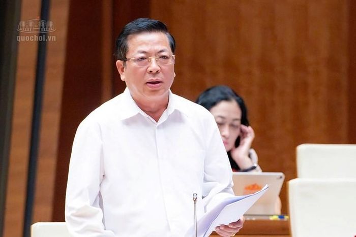 Bộ trưởng Bộ Xây dựng Trần Hồng Minh. Ảnh: Media Quốc hội.