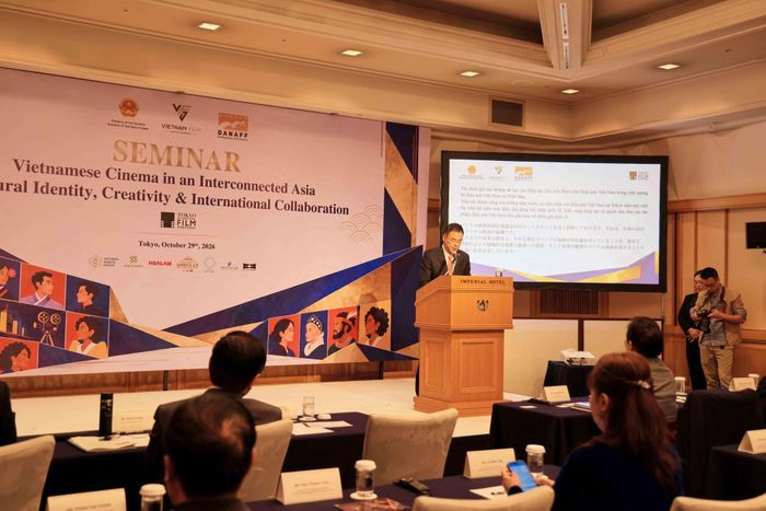 Đại sứ Việt Nam tại Nhật Bản Phạm Quang Hiệu phát biểu tại Hội thảo.