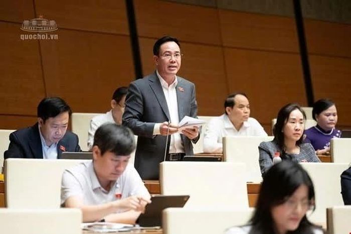 ĐBQH Nguyễn Văn Huy - Đoàn Hưng Yên. Ảnh: Media Quốc hội
