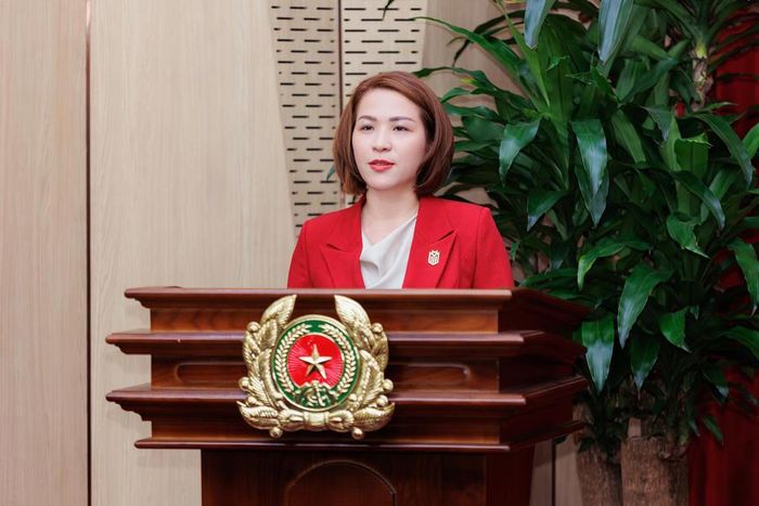 Bà Phùng Thị Minh, Phó Tổng Giám đốc Masterise Group phát biểu tại buổi lễ