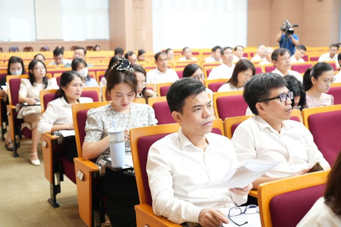Các công chức, kiểm toán viên tham dự Tập huấn tại trụ sở Kiểm toán nhà nước
