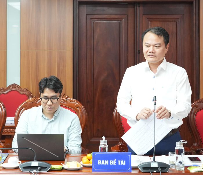 TS. Mai Văn Tân - Phó Kiểm toán trưởng KTNN khu vực XII - là Chủ nhiệm Đề tài.
