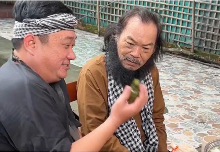 Ông Lê Quang và diễn viên Phùng Ngọc.