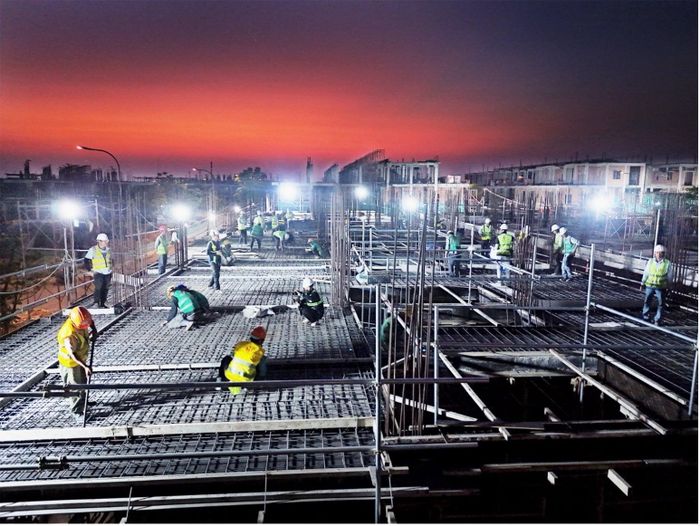 Các dự án trọng điểm đang được thúc đẩy thi công, hoàn thiện các hạng mục.