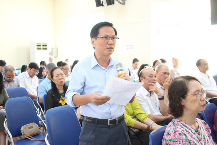 Các đại biểu phát biểu tại hội nghị đối thoại. Ảnh: TT