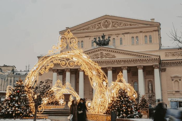 Nhà hát Bolshoi, Moscow. Ảnh: BTC.