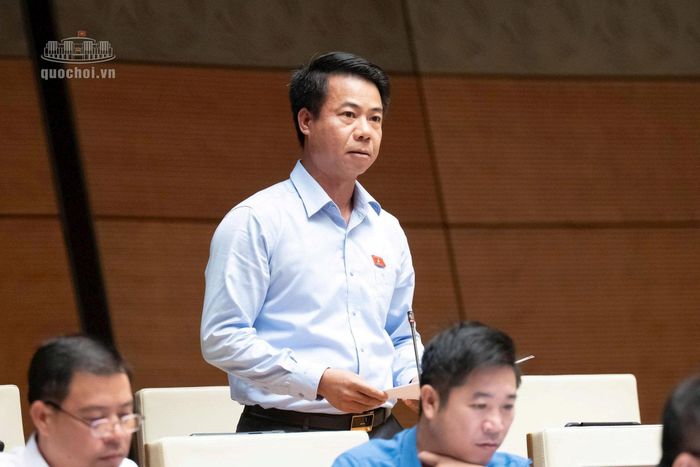 Đại biểu Hoàng Quốc Khánh (Đoàn Lai Châu). Ảnh: quochoi.vn