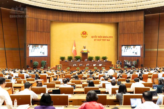 Quang cảnh phiên họp chiều 30-10. Ảnh: quochoi.vn
