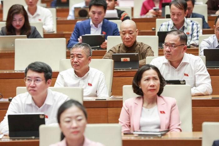 Các đại biểu dự phiên họp chiều 30-10. Ảnh: Quang Vinh