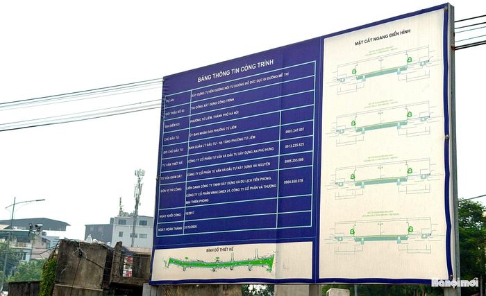 Dự án có chiều dài 828m, mặt cắt ngang 30 - 45m, được khởi công từ năm 2017. Dự án do UBND quận Nam Từ Liêm (cũ) làm chủ đầu tư, sau đó được chuyển giao cho UBND phường Từ Liêm khi thực hiện mô hình chính quyền địa phương hai cấp từ ngày 1-7-2025.