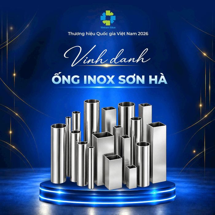 Ống inox Sơn Hà đạt Thương hiệu quốc gia Việt Nam 2026. Ảnh: Hoàng Anh