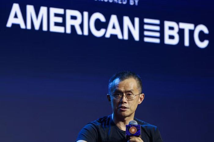  Người sáng lập Binance, Changpeng Zhao đã cam kết sẽ bồi hoàn đầy đủ cho khách hàng. Ảnh: Tyrone Siu/Reuters. 