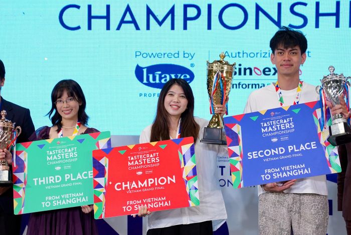  3 thí sinh xuất sắc của cuộc thi TasteCraft Masters Championship mùa 2. 