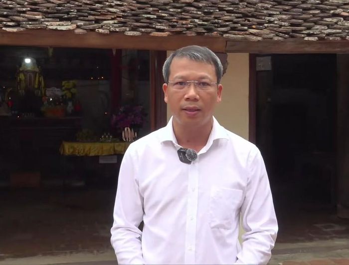 Ông Trịnh Cao Sơn, Chủ tịch UBND xã Hậu Lộc, chia sẻ trong phiên livestream