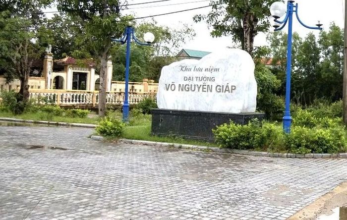 Khu lưu niệm Đại tướng Võ Nguyên Giáp ở thôn An Xá, xã Lệ Thủy. (Ảnh: HP)