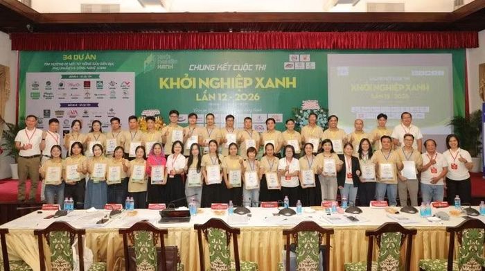Các dự án vào vòng Chung kết Cuộc thi Khởi nghiệp Xanh lần thứ 12-năm 2026. (Ảnh: BSA)