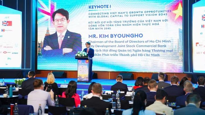 Toàn cảnh Diễn đàn Doanh nghiệp Vương quốc Anh-Việt Nam 2026 tại Thành phố Hồ Chí Minh. (Ảnh: CTV)