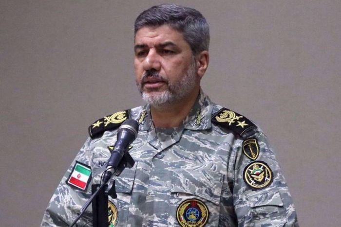 Người phát ngôn quân đội Iran Mohammad Akraminia. Ảnh: Press TV